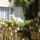 Chic boutique window display with artisanal straw hats in Saint-Rémy-de-Provence.